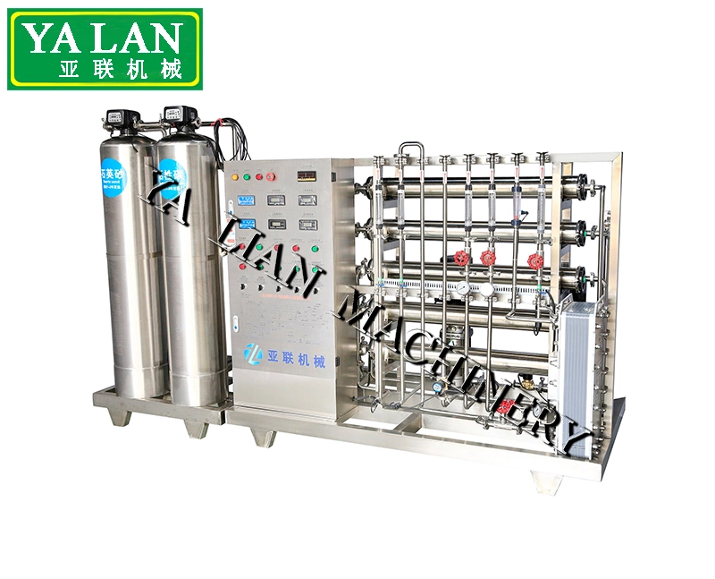 Hospital/Cosmetic Reverse Osmosis System Double Pass Water Treatment Plant Two Stage Ultra RO Purification Purifier Equipment Price SS304/316