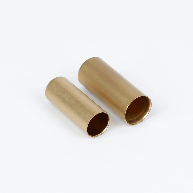 Precision Brass Tube Deep Drawing Customized Expansion and Contraction Process Connector Various Pipe Fittings Fabricated Deep-Drawing Stamping