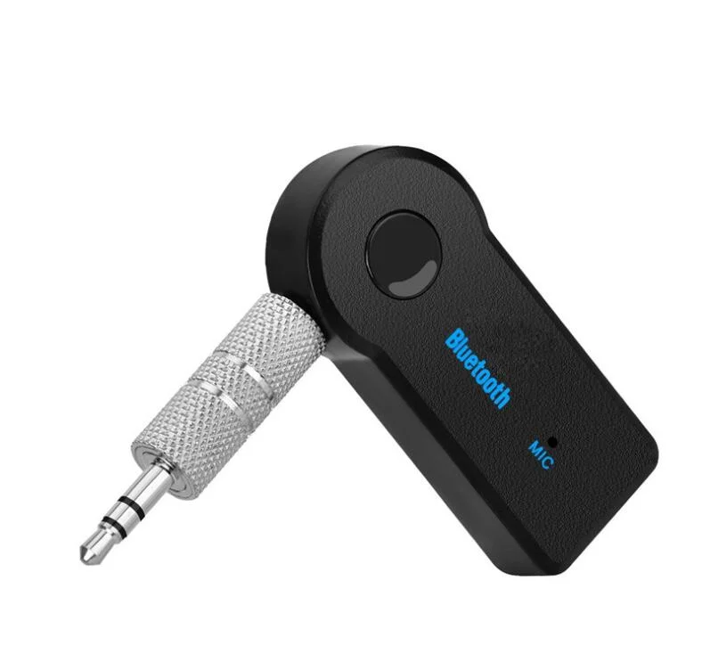 Carro de alta qualidade receptor de música Bluetooth Streaming 3,5Mm Universal A2DP Adaptador Áudio pausa automática sem fio com microfone para o telefone MP3