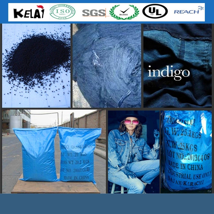 Factory Supply Powder Vat Dye Indigo Blue for Textile