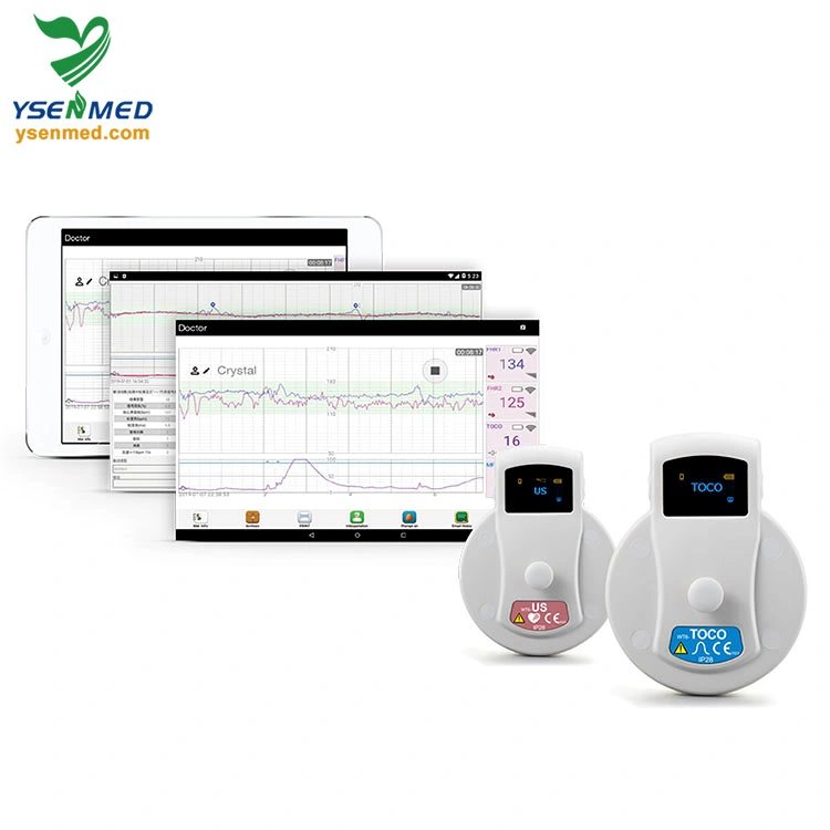 Fts-6 Medical Baby Heartbeat Ctg Monitor Fetal Doppler Mobile Central Monitoring System