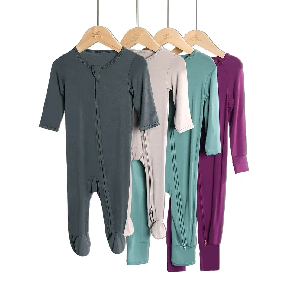 Fábrica Atacado de alta qualidade Bamboo Baby Romper Bamboo recém-nascido Vestuário para bebé