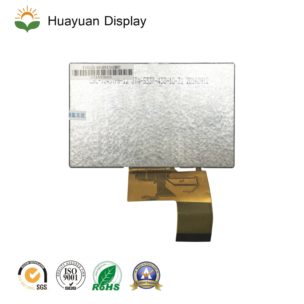 4.3inch 480*272 Resolution TFT Screen with 24bit Interface