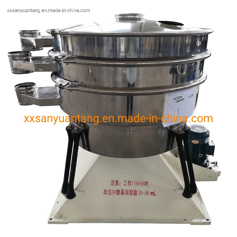 High Screening Efficiency Tumbler Round Vibration Screen Electric Vibration Sorting Machine