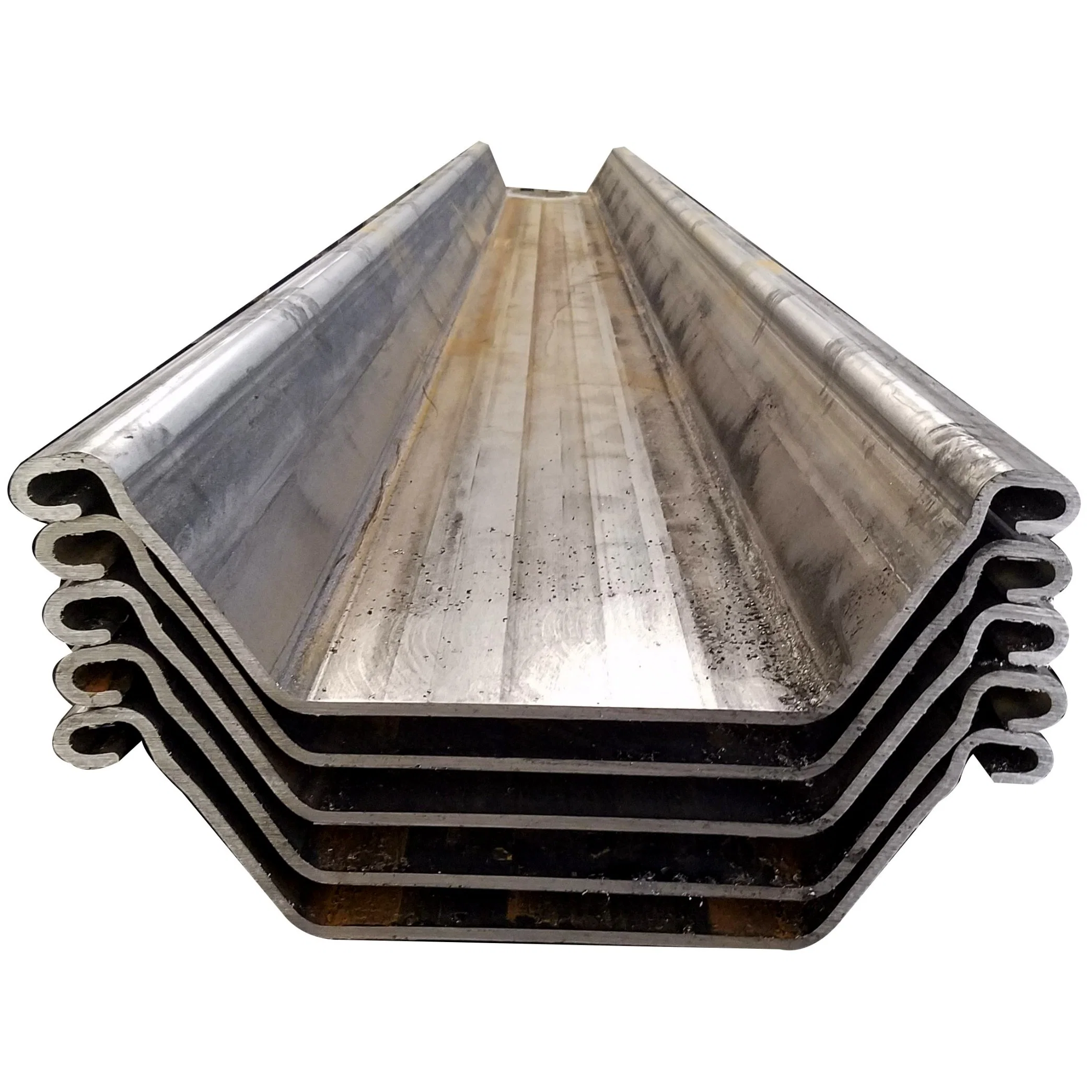 Japanese Standard Q235 Q345 Q345b Type 2 Hot Rolled Sy295 Larssen Steel Sheet Piles Price