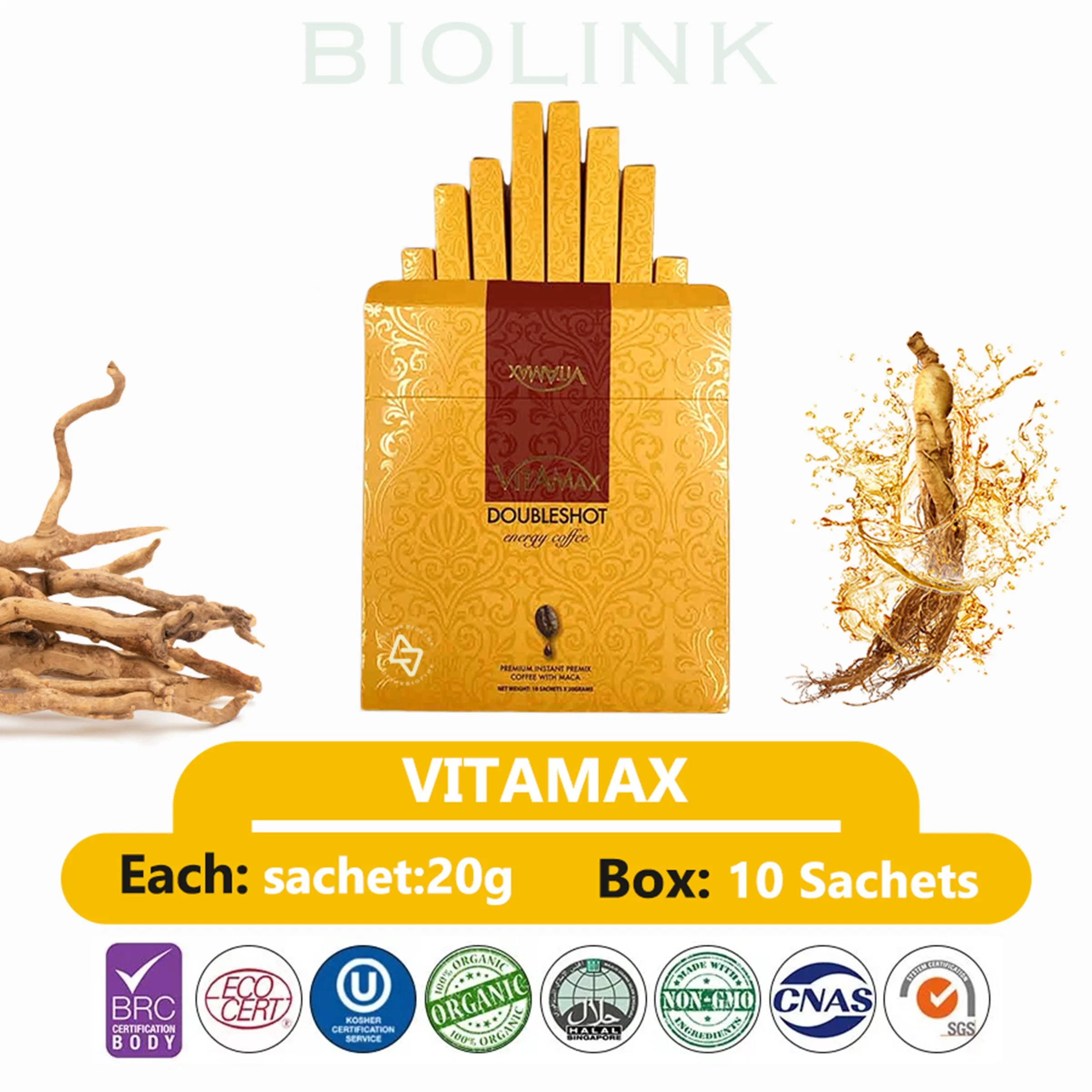 Wholesale/Supplier Vitamax Energy Honey	Bee Hive Mixed with Panax Ginseng 10 Sachets-20g