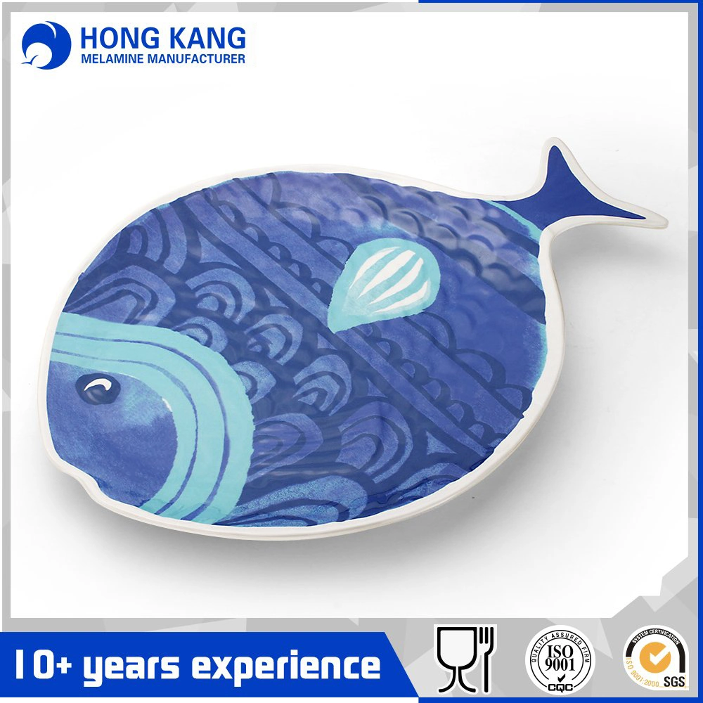 Non-Disposable Safe Melamine Serving Fruit Dessert Plate