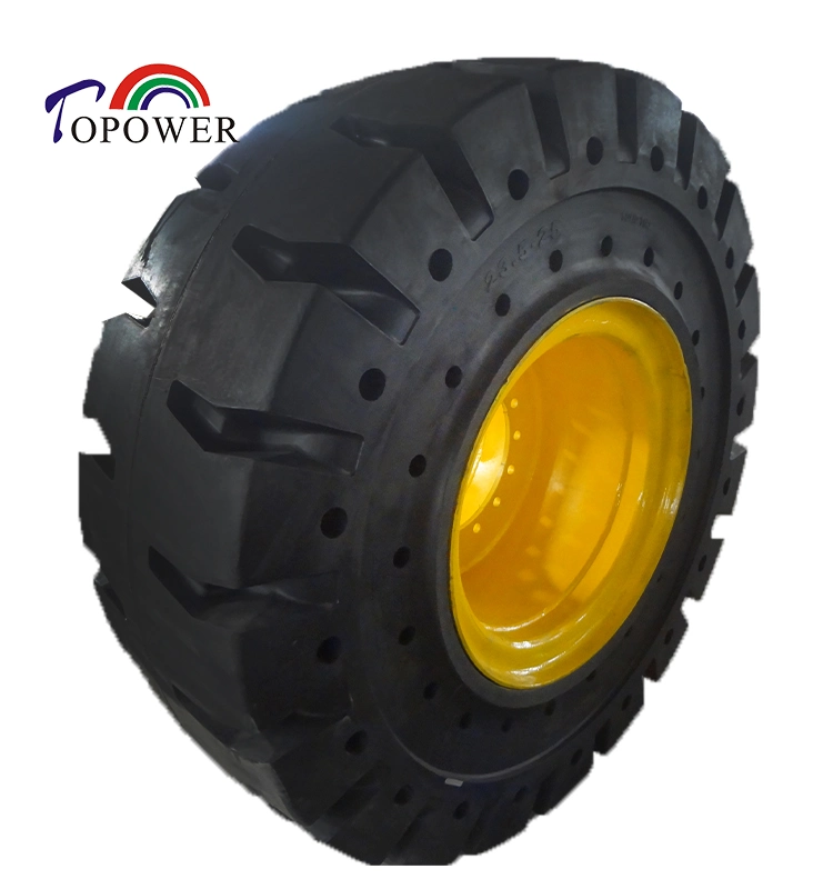 Forklift Solid Tire Manufacturer Wholesale/Supplier 23.5-25 23.5X25 Solid Tires Wheel Loader OTR Tire