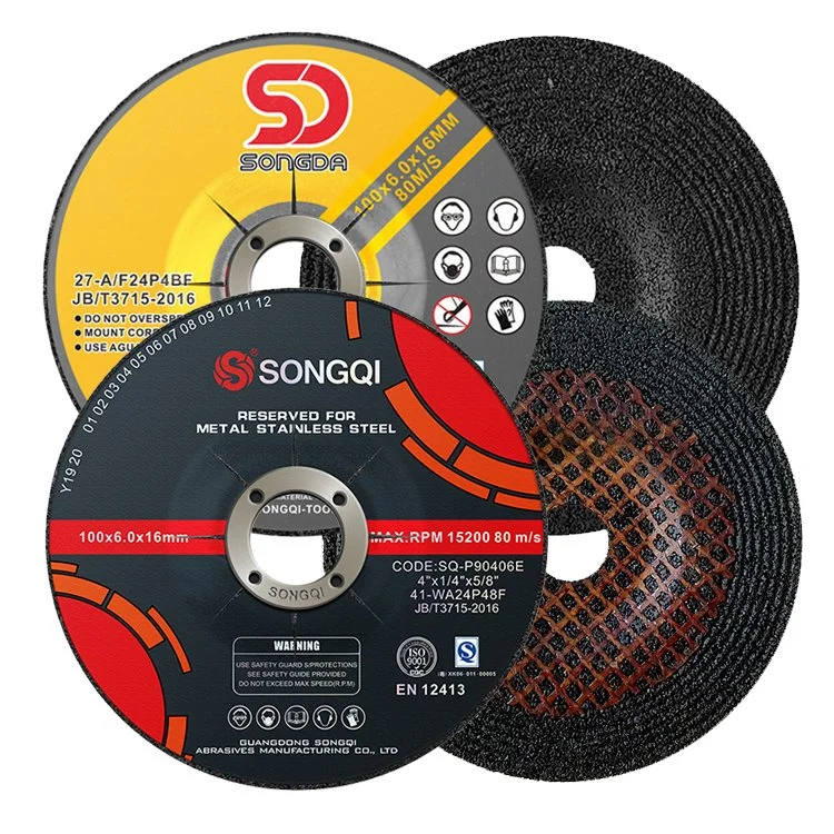 Songqi Manufacturers Grinding Wheel with Half Net for Stainless Steel