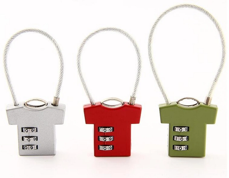 Zinc Alloy Travel Tsa Luggage Lock 3 Digit Tsa Combination Lock