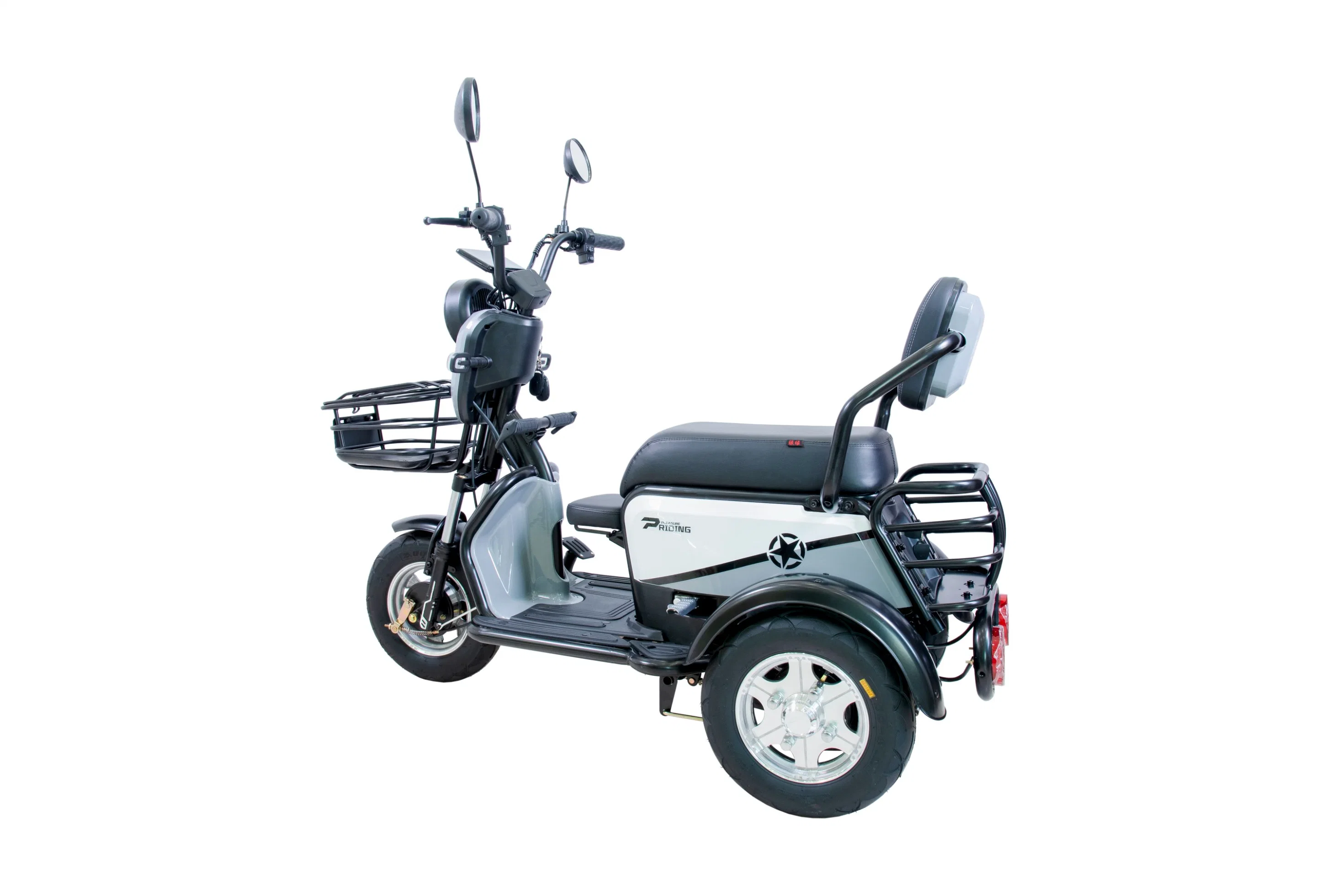 Adult Bike Electric Tricycle Scooter with 500W Motor 48V/60V/72V20ah Battery