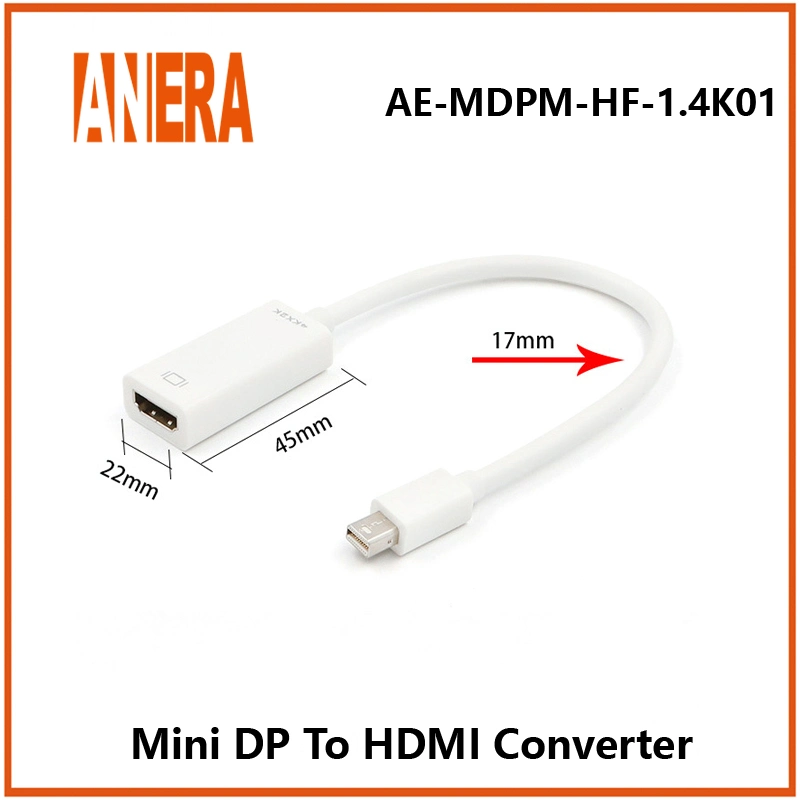 Mini-Display 4K da ANERA Hot Sale para HDTV HDMI Adaptador de vídeo do conversor