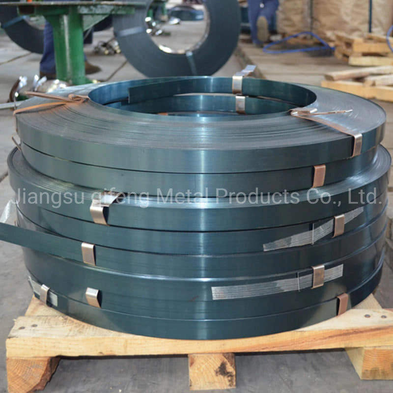 Sck75 65 MN Bluing Green Paint Primary Color Steel Rريط شريط مسطح عالي القوة من الفولاذ عالي الكربون