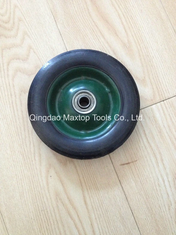 400-8 Poland Market Penumatic Rubber Wheel with Axle