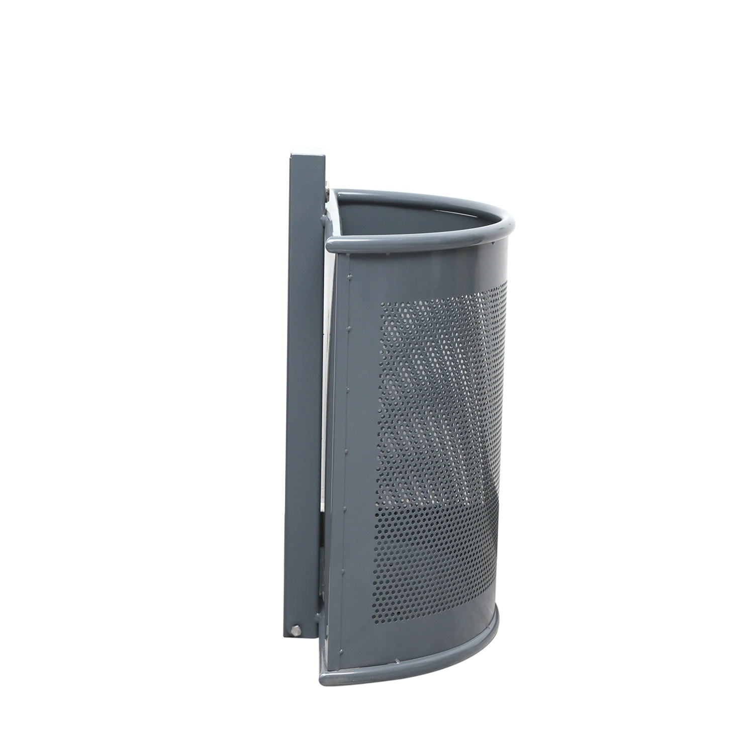 Urban Furniture Can Trash Bin Commercial Garbage Bin Outdoor Trash Receptacle Urban Dustbin