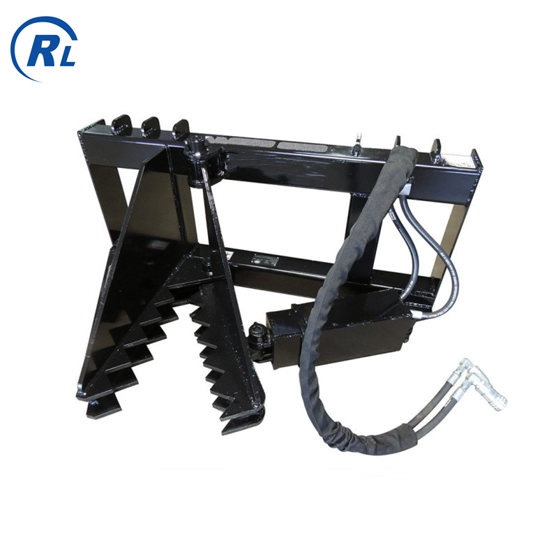 Qingdao Ruilan Personalizar de alta calidad Heaay Duty / Stand Duty Tree Puller con cilindro hidráulico para mover árboles / Accesorio de Skid Steer