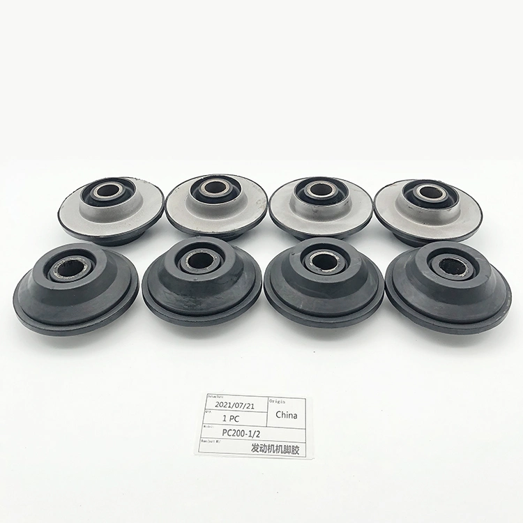 Supplying Multiple Types/Size Flexible Rubber Mounts Blue Engine Excavator Parts Engine Cushion for PC200-1-2