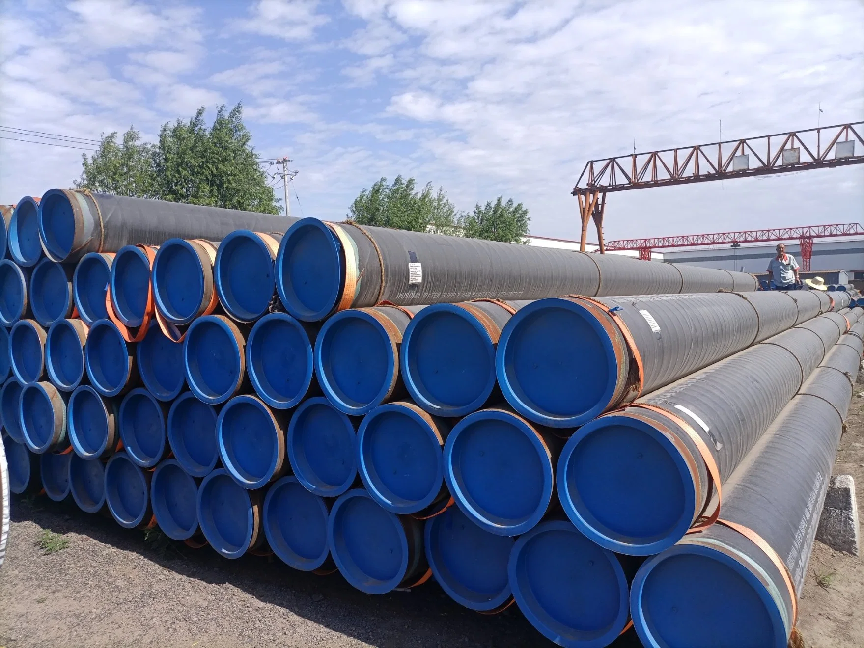 API 5L X42 X46 X52 X56 X60 X70 Psl2 SSAW LSAW Welded Steel Pipe