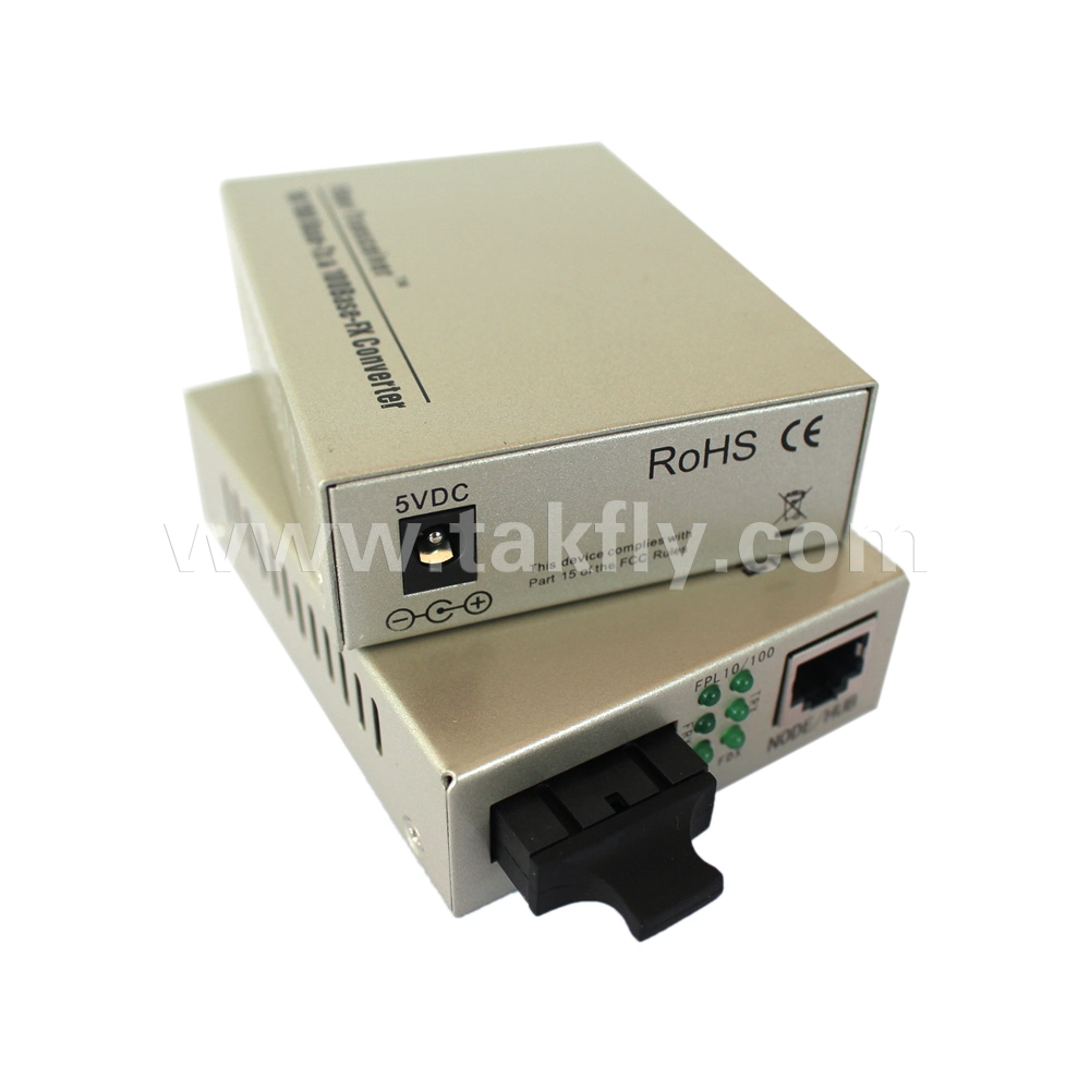 Fiber Optic 1 SFP Fiber Port with 1 RJ45 Port SFP Media Converter