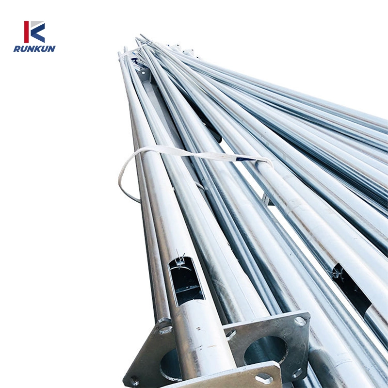 Single Arm for Street Light Hot Dipped Galvanized Steel Pole L60cm Arms