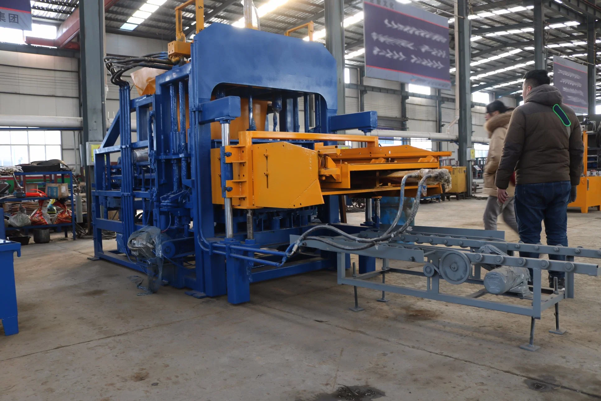 Qt4-15 Block Molding Cement Brick Making Machine Price for Small Scale Industries