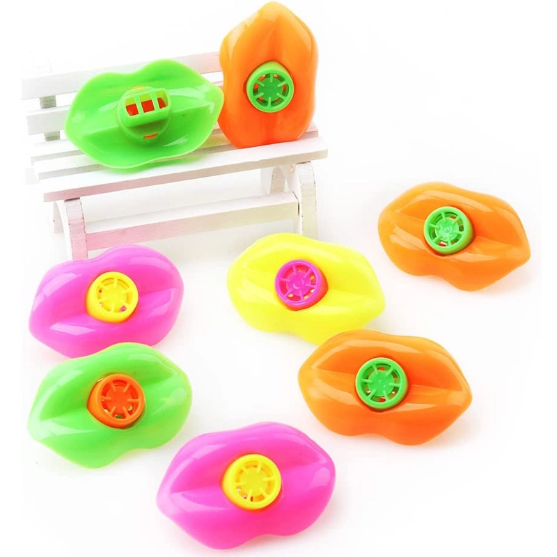 2.5 Pouces Sifflets Cadeaux Jouets Miniatures en Plastique Couleurs Assorties Sifflet à Lèvres Jouet Faveurs de Fête Petit Sifflet pour Enfants