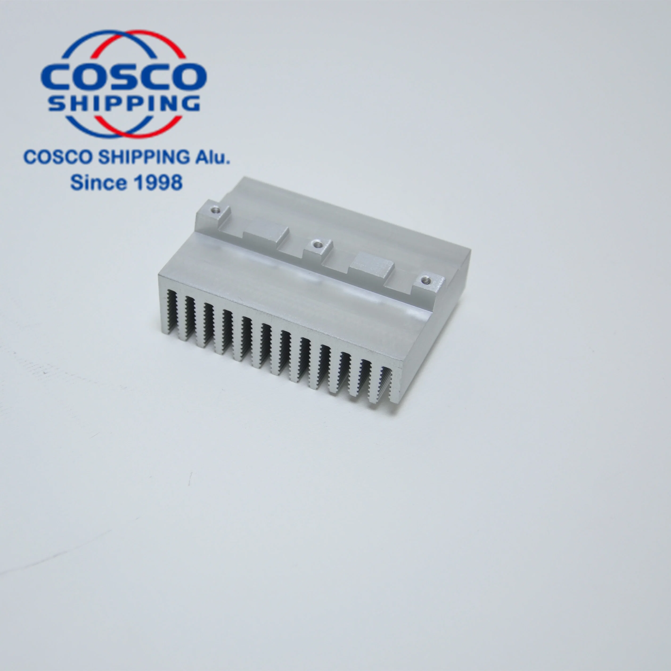 A Cosco usinagem de precisão Alumínio Perfil de extrusão do dissipador de calor