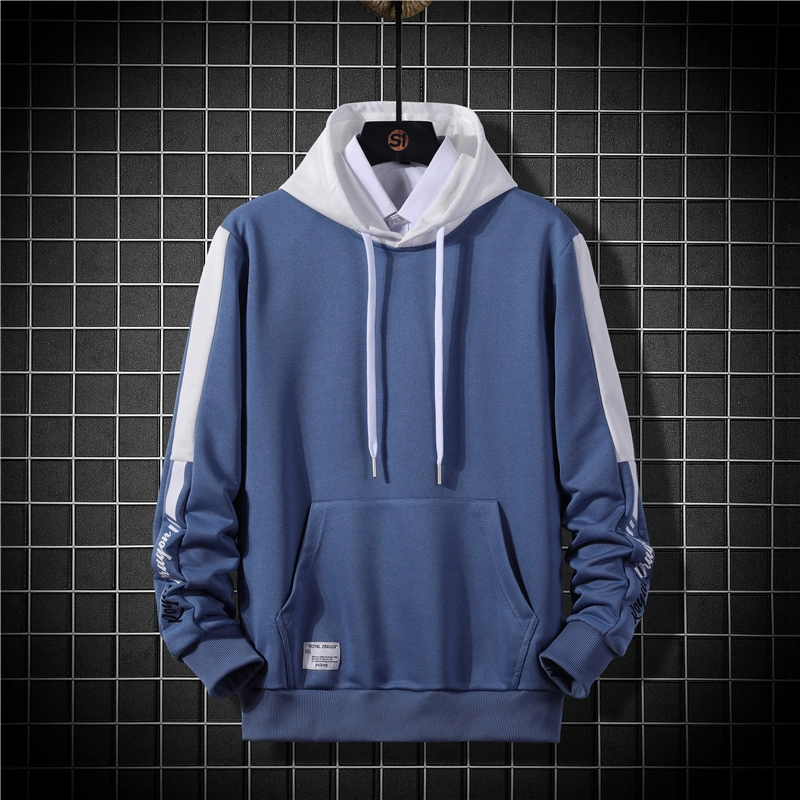 Spring Man Fashion Hoody Casual Pullover Sweater V-Neck