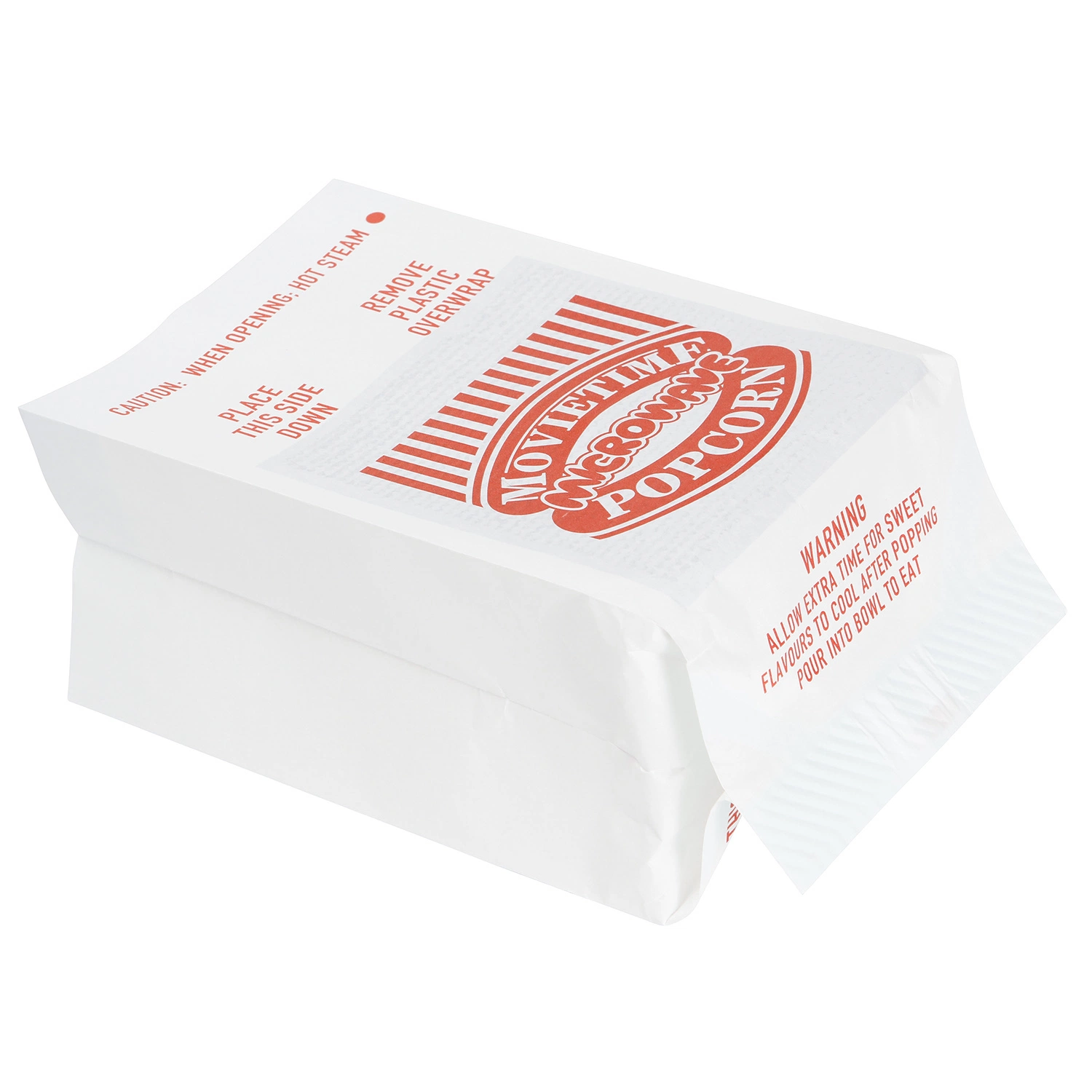 Custom Print Oil-Proof Food Grade Paper Bag Microwavable Popcorn Paper