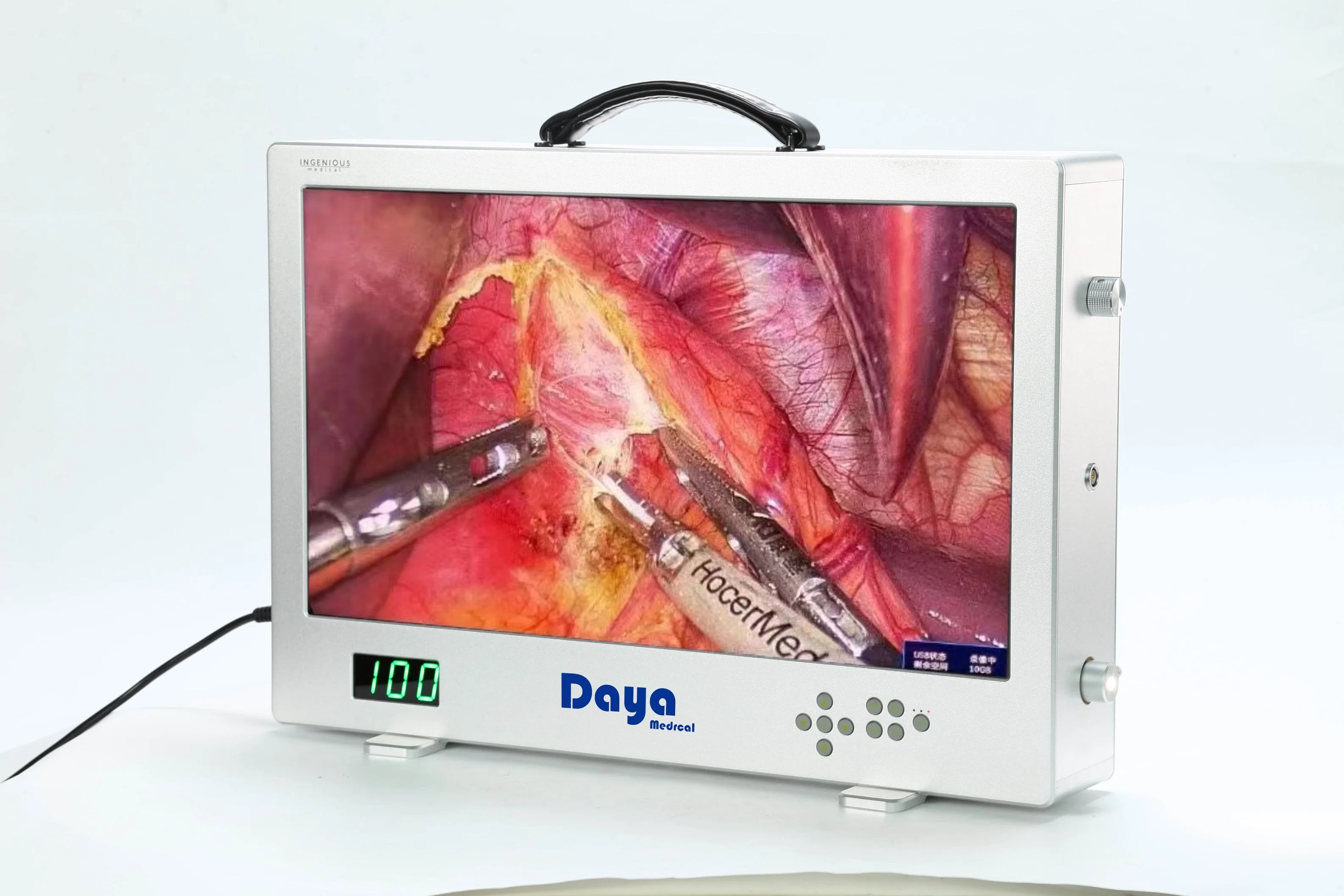 Câmara Full HD 1080P Ent Portable Endoscopy com ecrã 4K