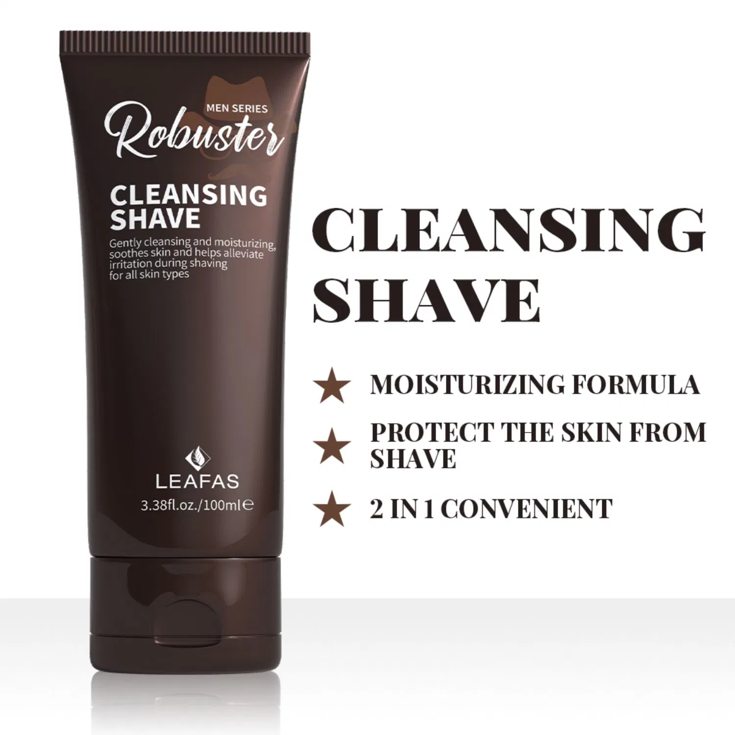 Newly Men Hair Care Private Label Moisture AMD Smooth Cleansing Shave