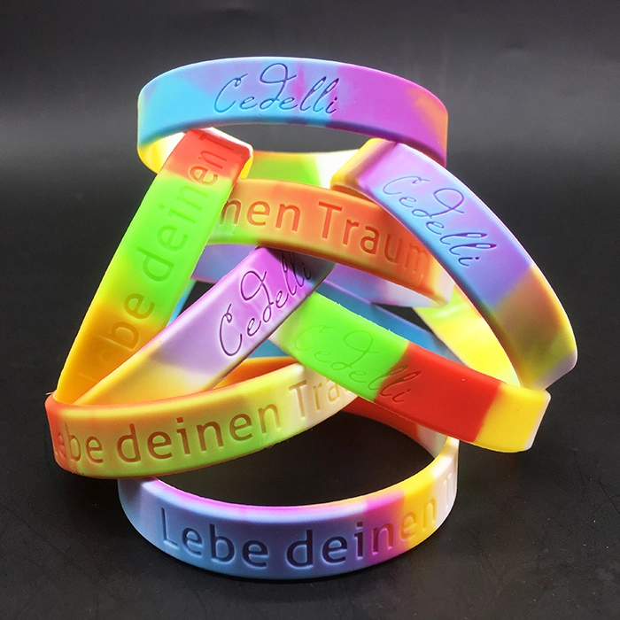 Cores Personalizadas de silicone no subsolo de moda da Pulseira de silicone produtos desportivos Dom personalizado de borracha da actividade empresarial Bracelete Energy Smart para itens promocionais