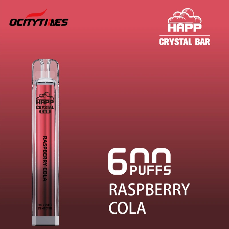 Disposable/Chargeable Vape Factory 2% Nicotine Salt 600puff Electronic Cigarette with Tpd
