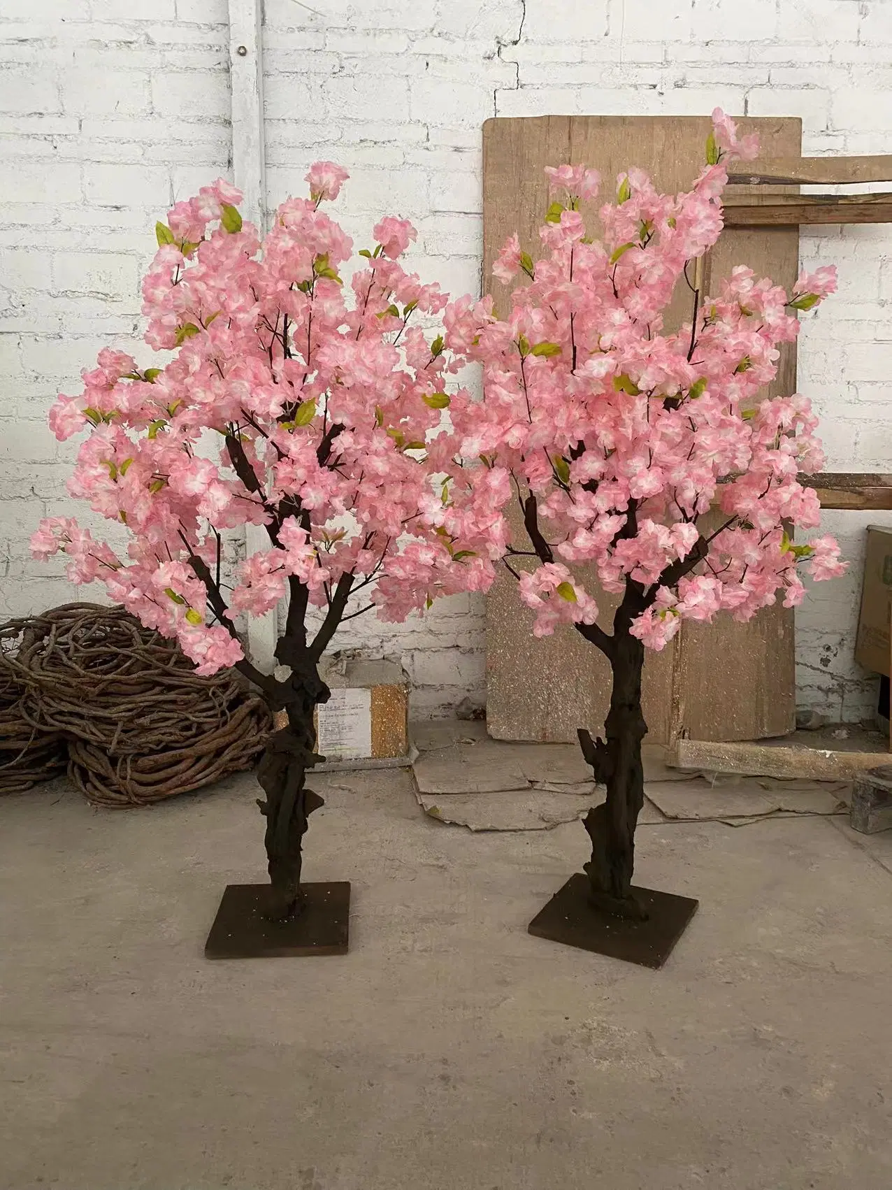 Die Kirche Hochzeit Dekoration Kirschblüte Blume Baum Künstliche Pflanzen