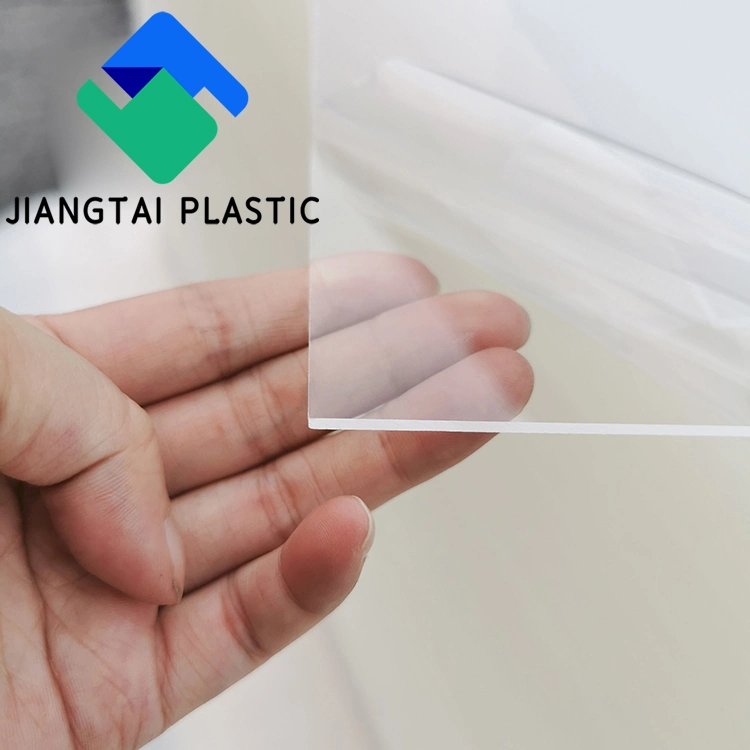 Jiangtai barato plástico Plexiglass transparente de plástico dobrando Plexiglass Perspex Gravura de folhas de plástico