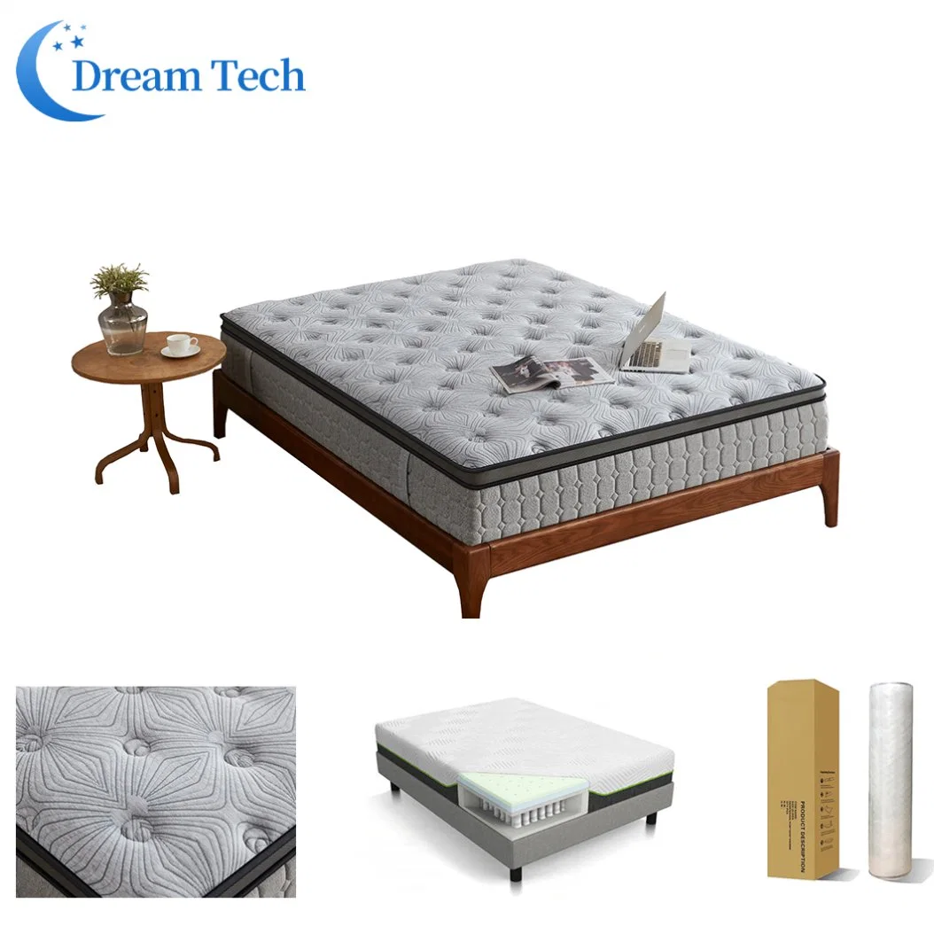 Home Furniture King Size Spring Memory Foam Bed Mattress