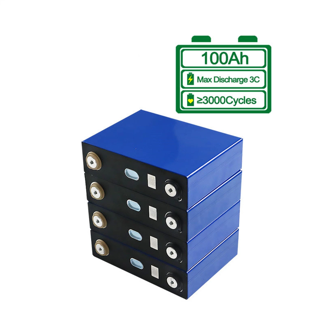 Li Ion Battery 3.2V 100ah High Rate Lithium Ion Battery Cell LiFePO4 Cells for Energy Storage and Electric Vehicles