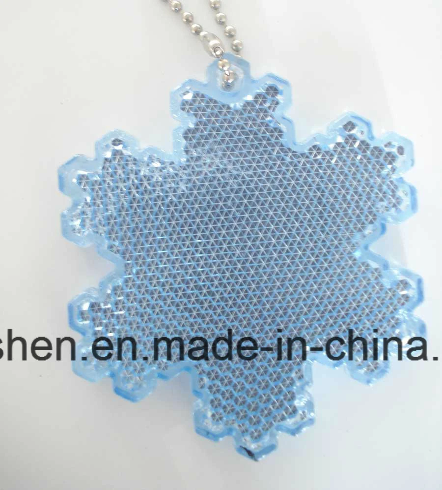 Snowflake Reflective Keyring, Good Promotional Gift