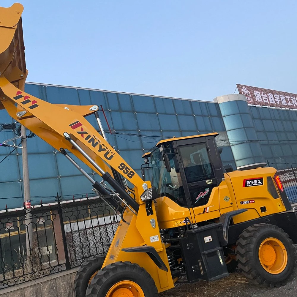 Zl958 Multipurpose Road Construction Full Hydraulic Small Wheel Loader with CE ISO