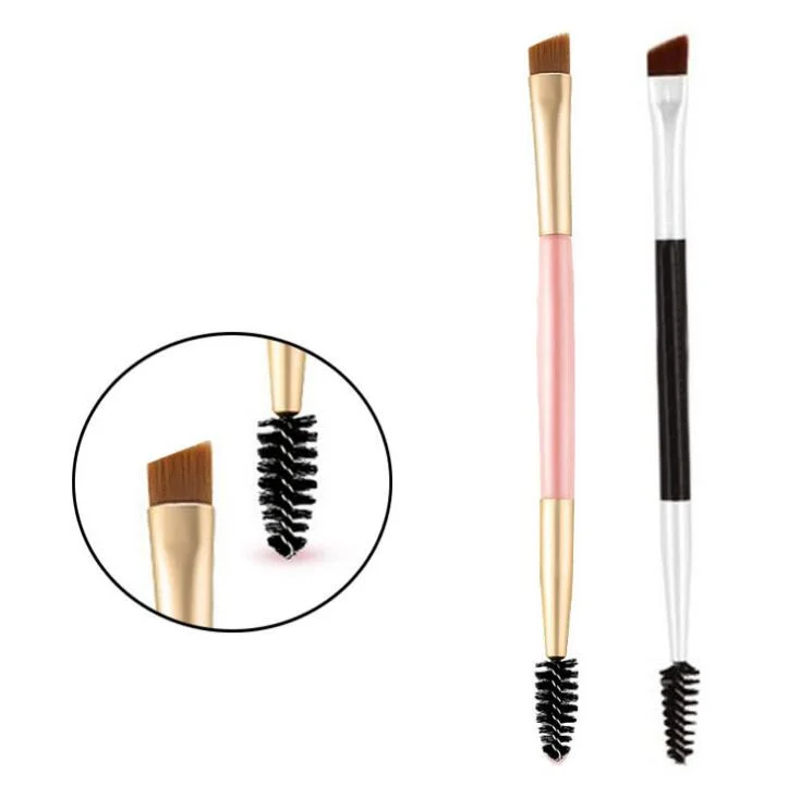 Custom Double End Brush Eyebrow Brush and Eyelash Mascara Wand Brush