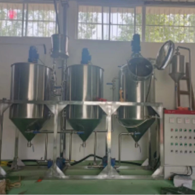 Intermittent Refiner Soya Coconut Sunflower Cooking Oil Refinery