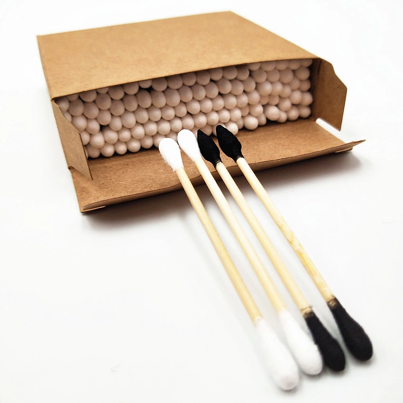 Cyy Biodegradable Cotton Buds in Eco-Friendly Container Package