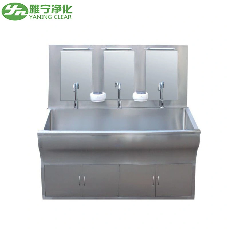 Yaning 2023 Hot Sale Hospital Instrument Surgical Sink Stainless Steel Hand Wash Sink