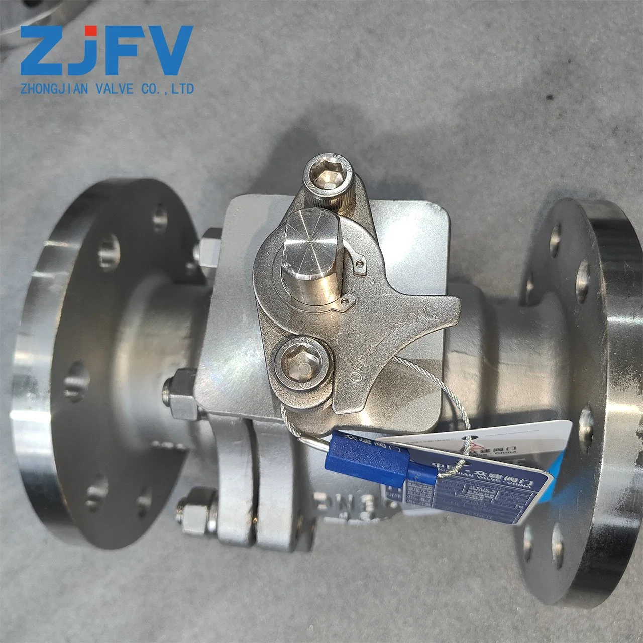 PN16 DN80 CF8/304 válvula de esfera de aço inoxidável ligada por flange