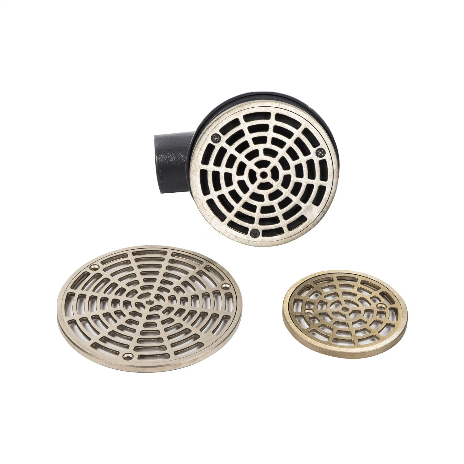 Nickel Bronze Cast Floor Drain with Big Flow Capacity