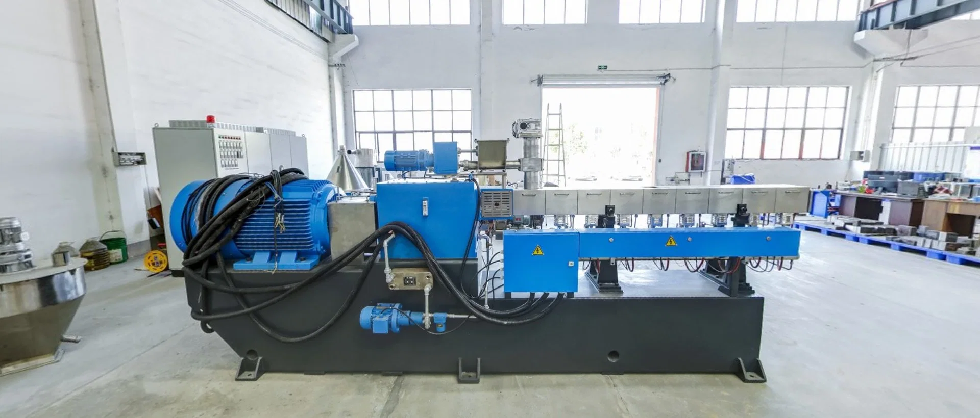 PE / PP Masterbatch Filler Compounding Pelletierextruder Maschine