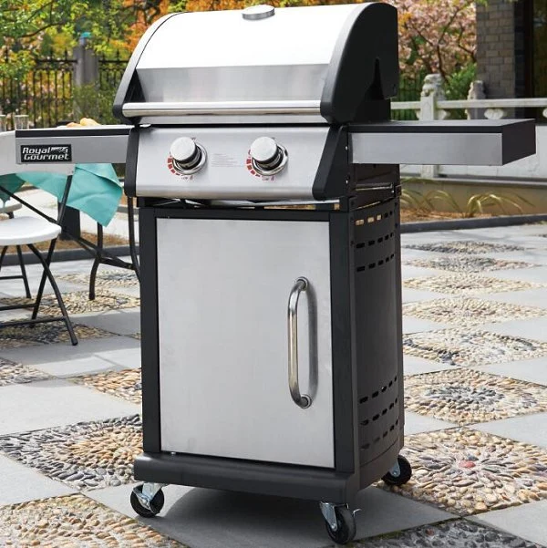 CSA Approved 2 Burner Outdoor Gas Barbecue Grill for Sale