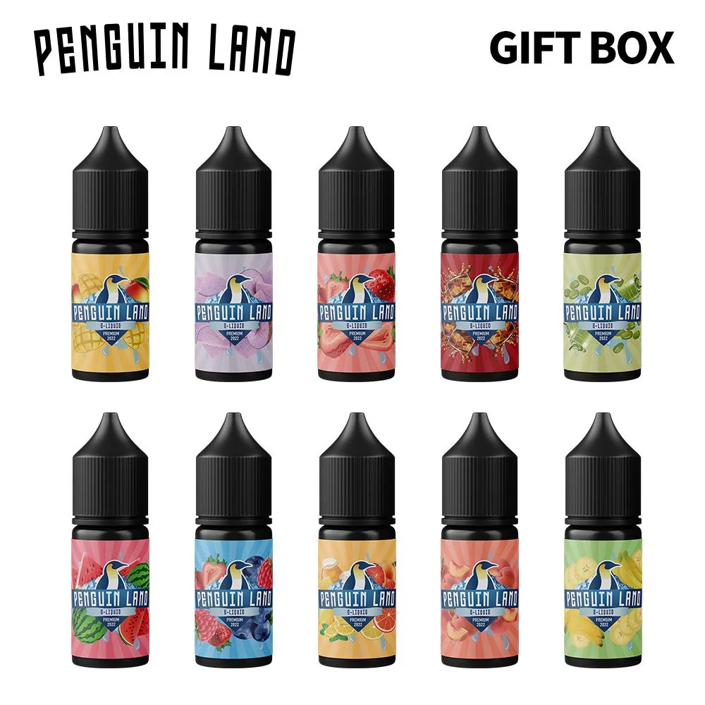 Penguin Land Organic Premium Concentrate E Liquid OEM&ODM, Strawberry, Cola, Mung Bean, Mango, Berries, Peach, Lemon Honey Grapefruit, Watermelon, Banana, Taro