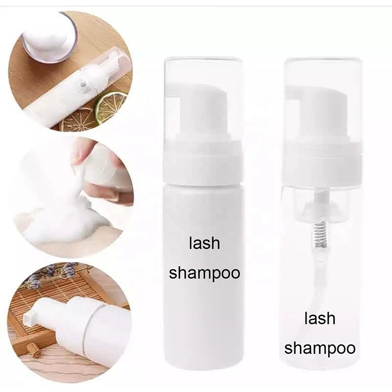 OEM Oil Free Eyelash Cleaning Brush Foam Lash Shampoo Kits Custom Logo Private Label Extension Eyelash Shampoo