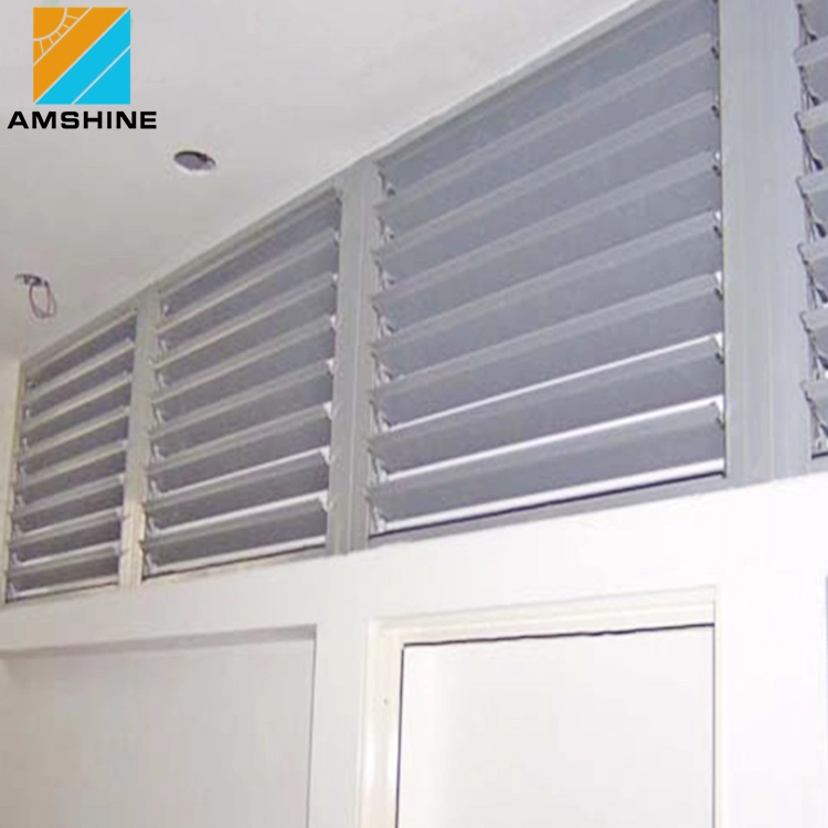 China Supplier Integrity Automatic Vertical Sun Aluminum Blade Louvers for Apartment